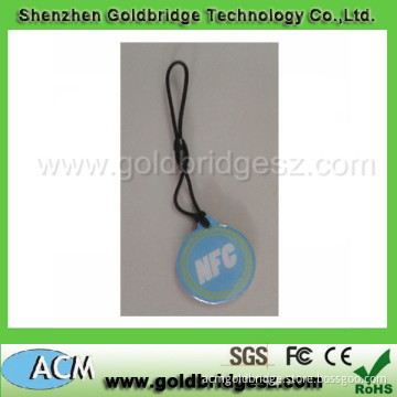 2014 Keychain Epoxy Ntag203 Printing Nfc Tag